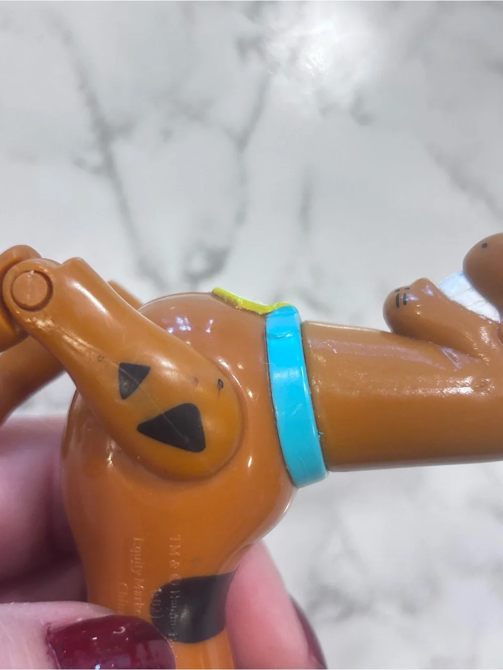 Vintage 2001 Scooby Doo & Shaggy Plastic 4” & 5” Toys Figures